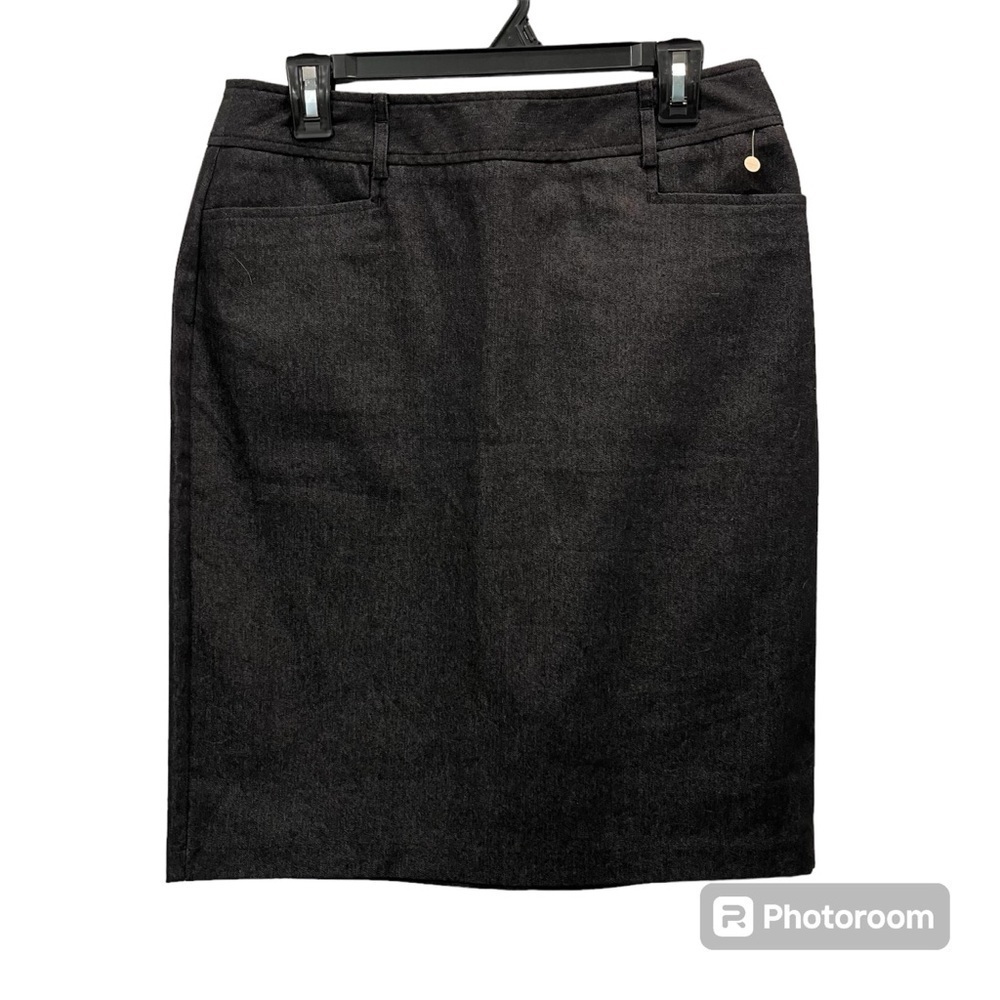 New York Clothing Co. Black denim skirt size medium